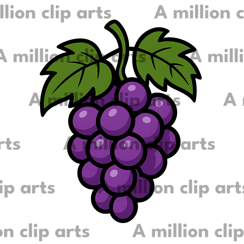 Grapes Cluster clipart