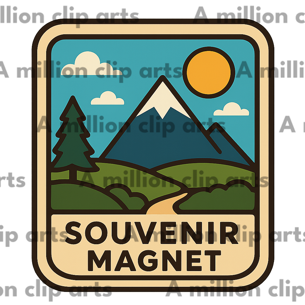 Souvenir Magnet clipart