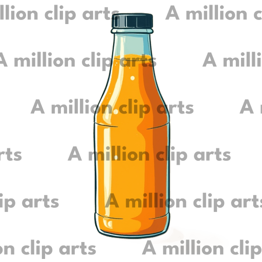 Juice Bottle clipart