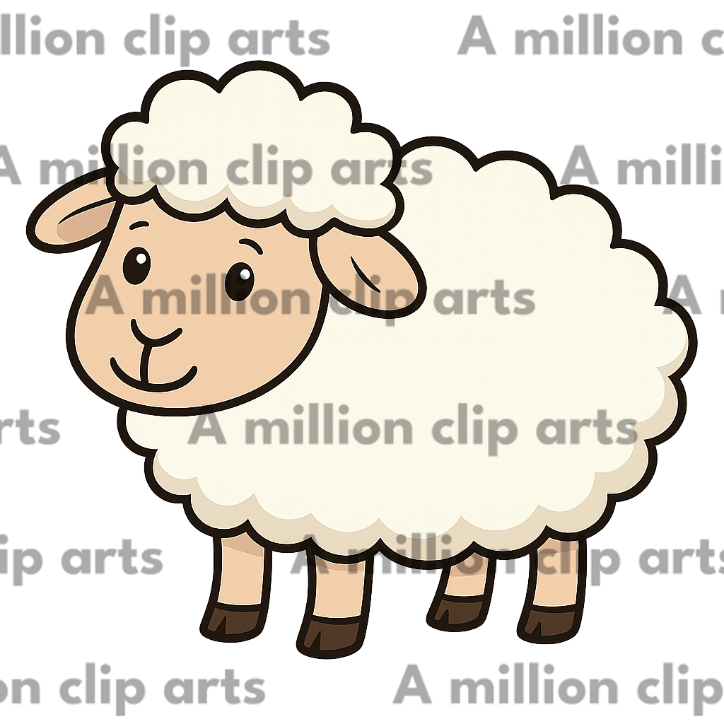 Cartoon Sheep clipart