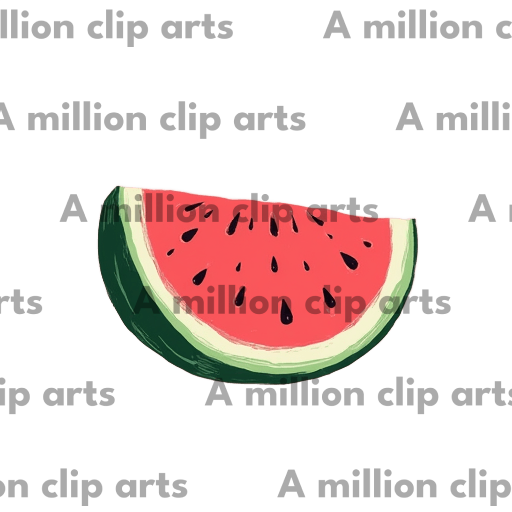 Watermelon Slice clipart