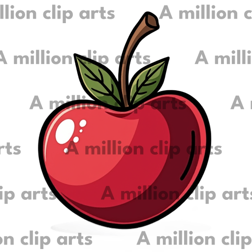 Red Apple clipart