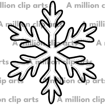 Snowflake Outline clipart