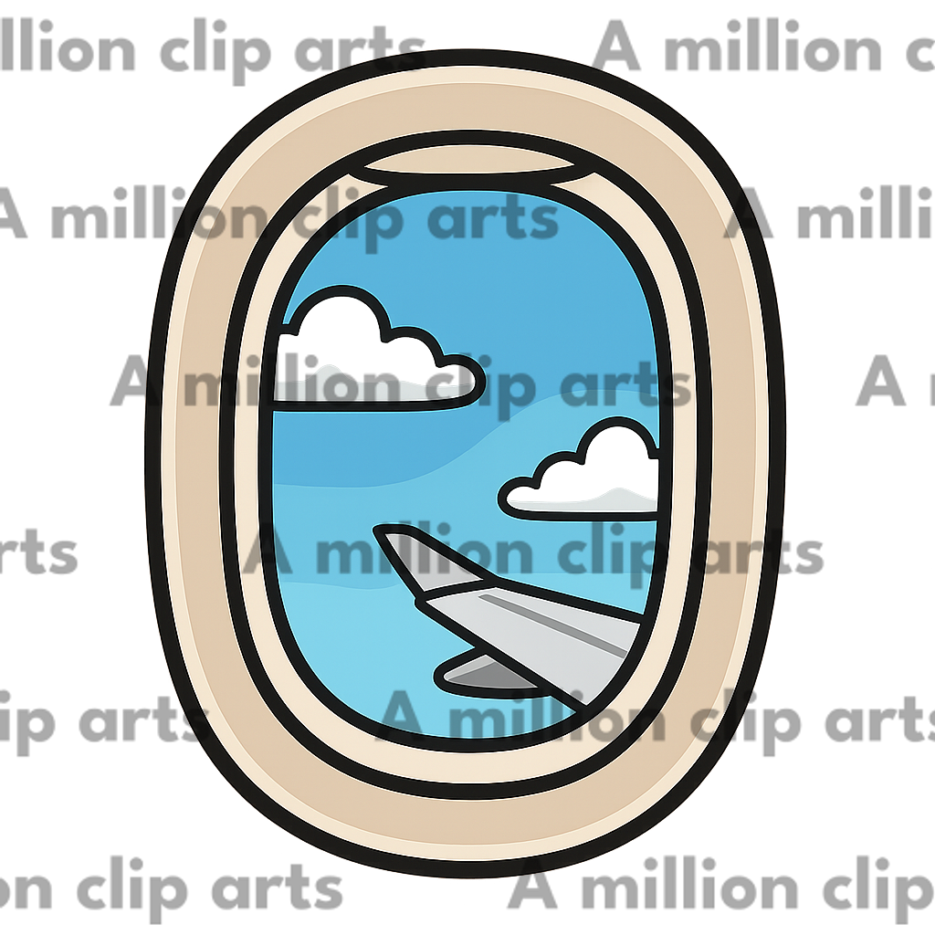Airplane Window clipart