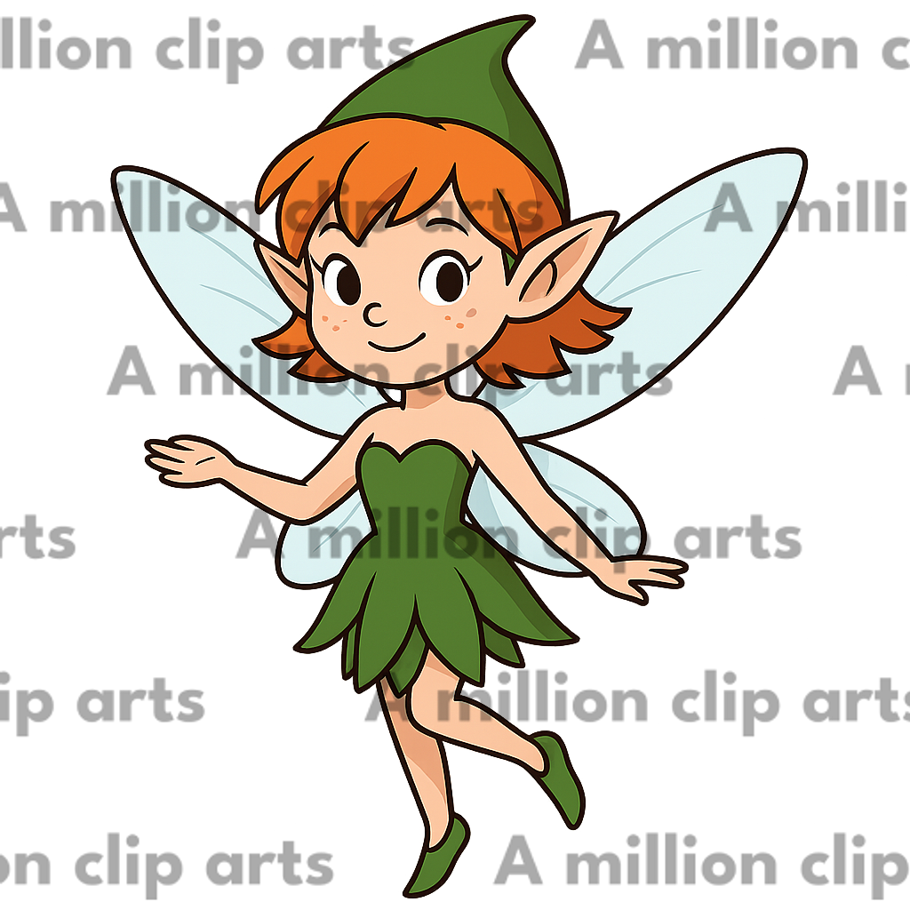 Cheerful Fairy clipart