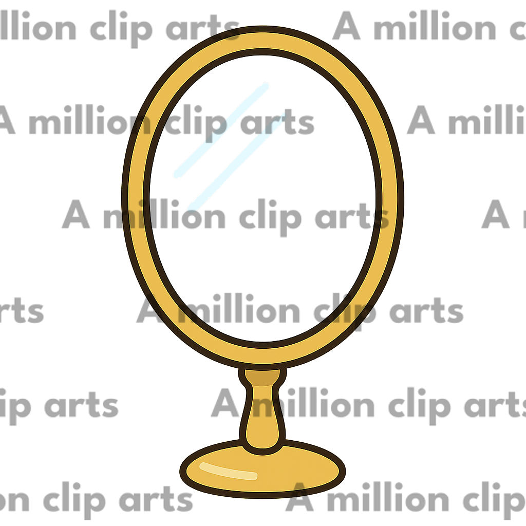 Dressing Table Mirror clipart