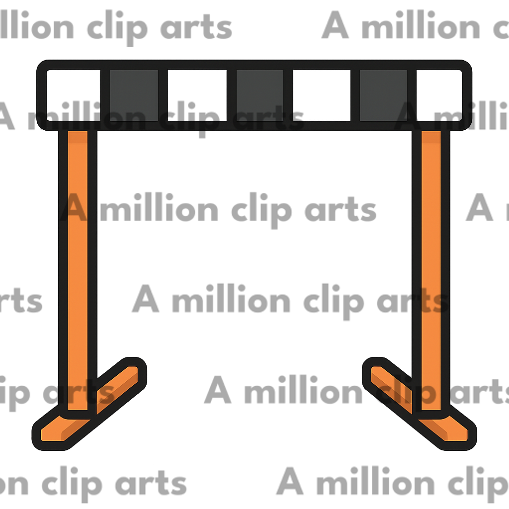 Road Barrier clipart