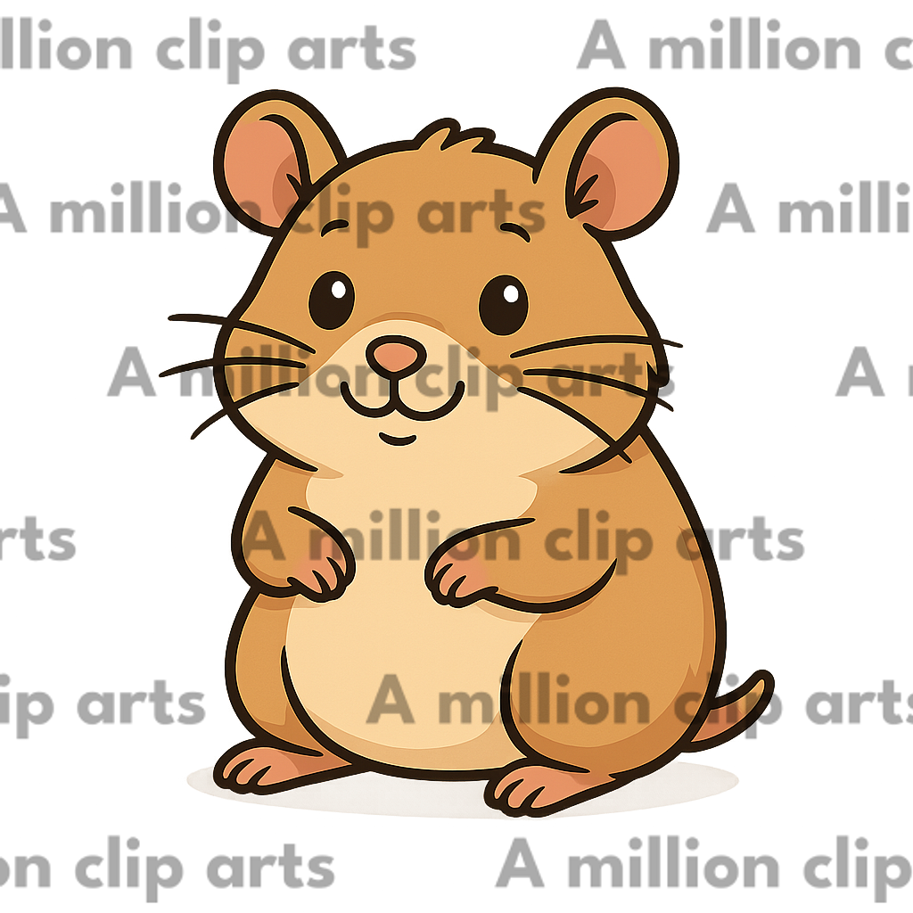 Cute Hamster clipart