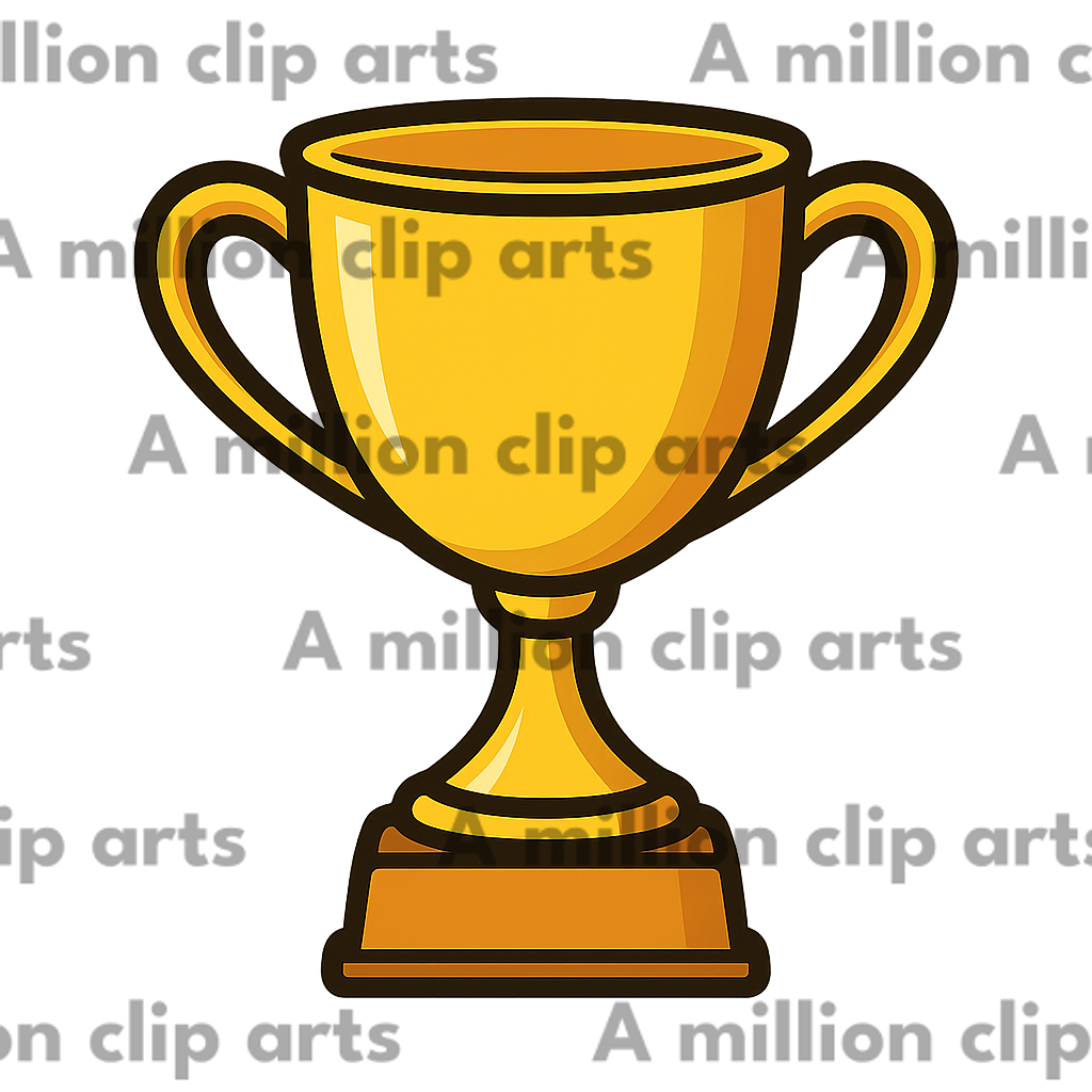 Gold Trophy clipart