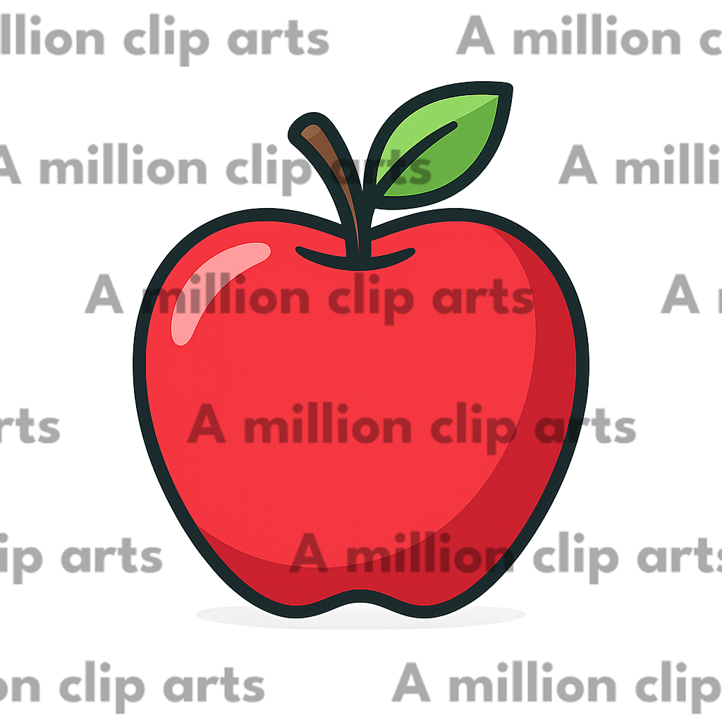 Red Apple clipart