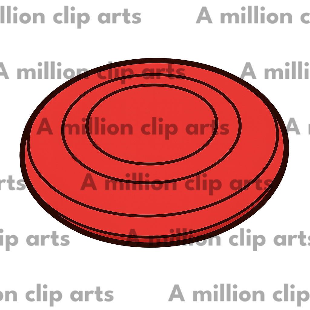 Red Disc clipart