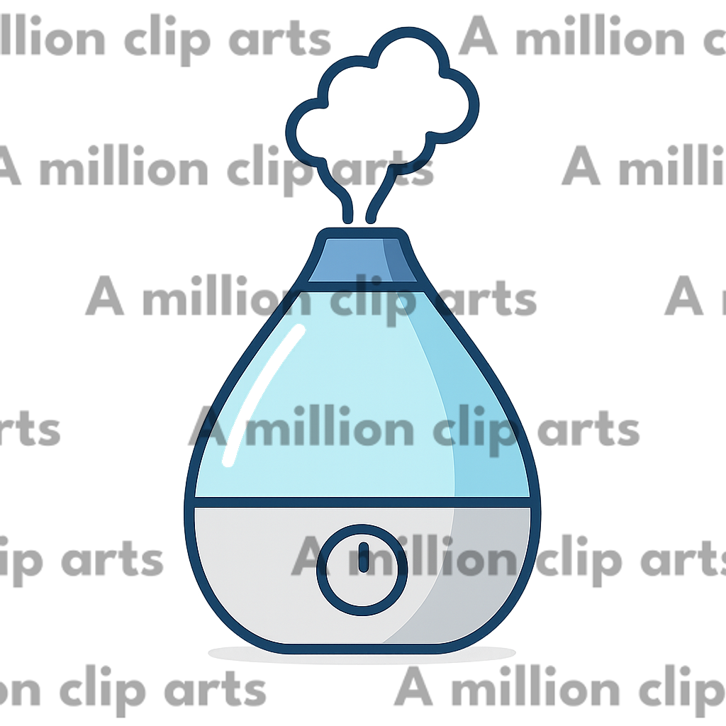 Blue Humidifier clipart