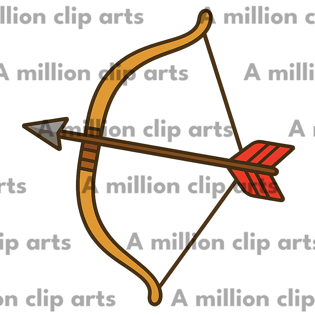 Bow and Arrow clipart