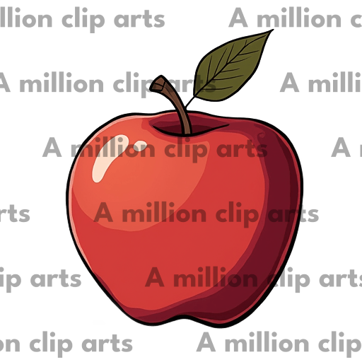 Red Apple clipart