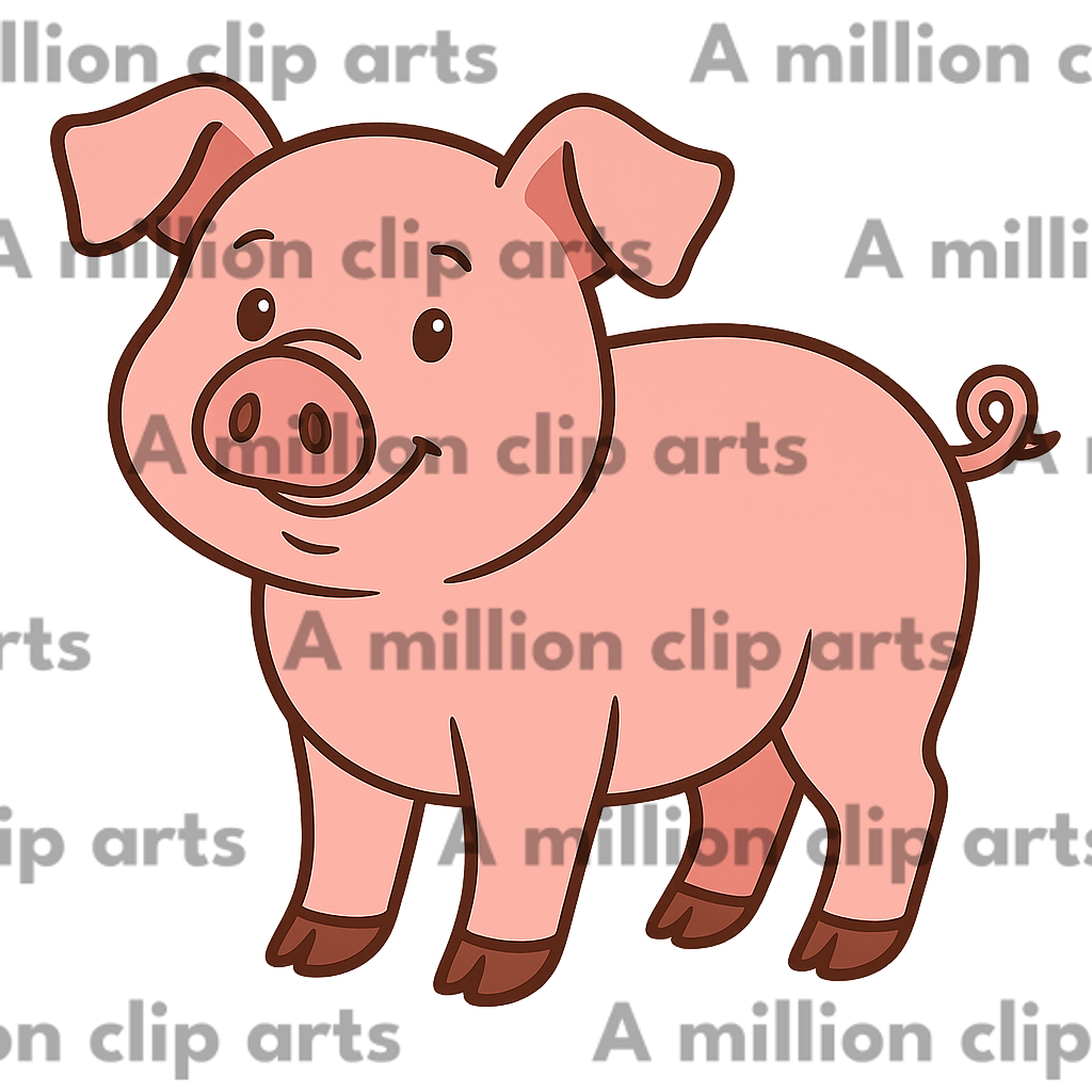 Cartoon Pig clipart