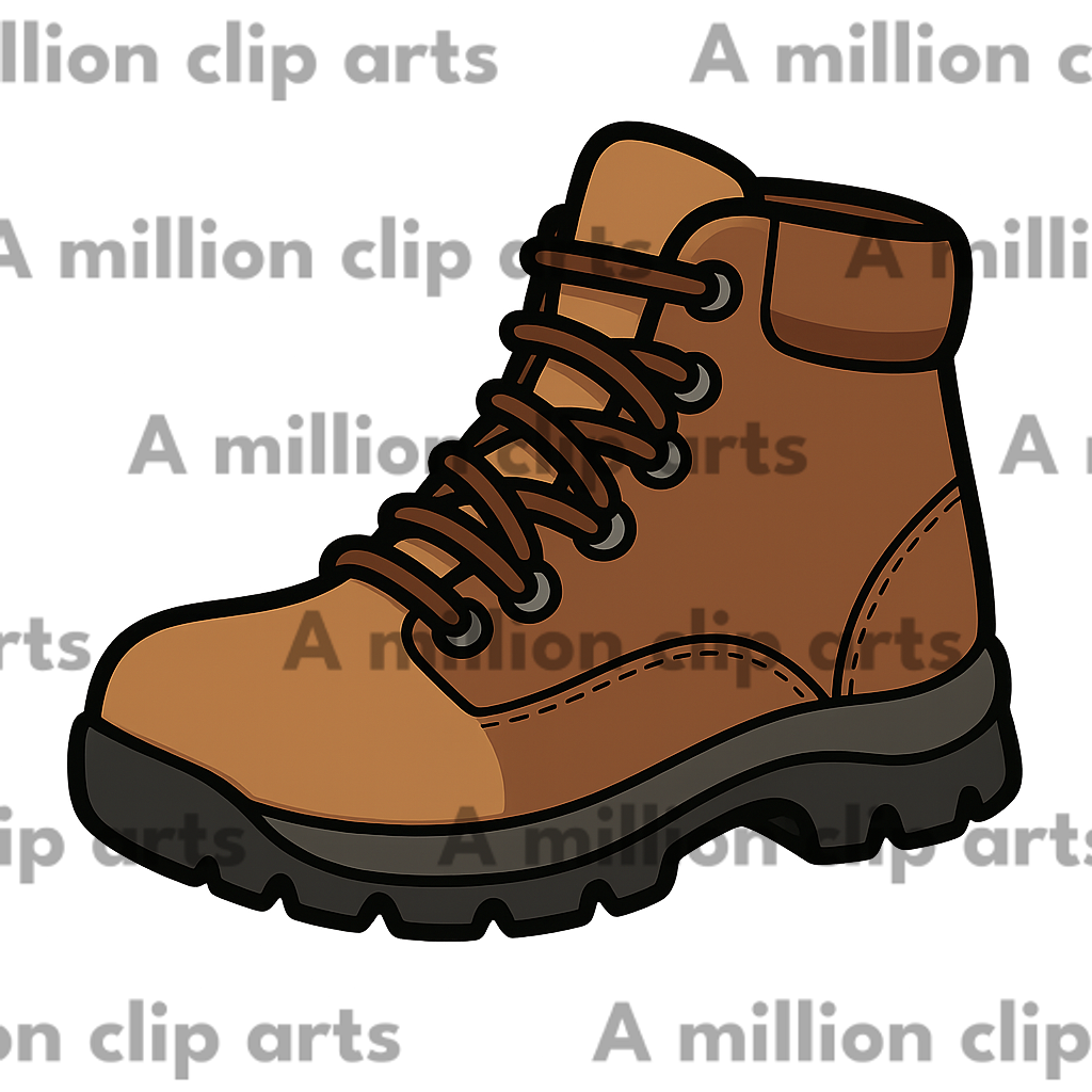 Hiking Boot clipart