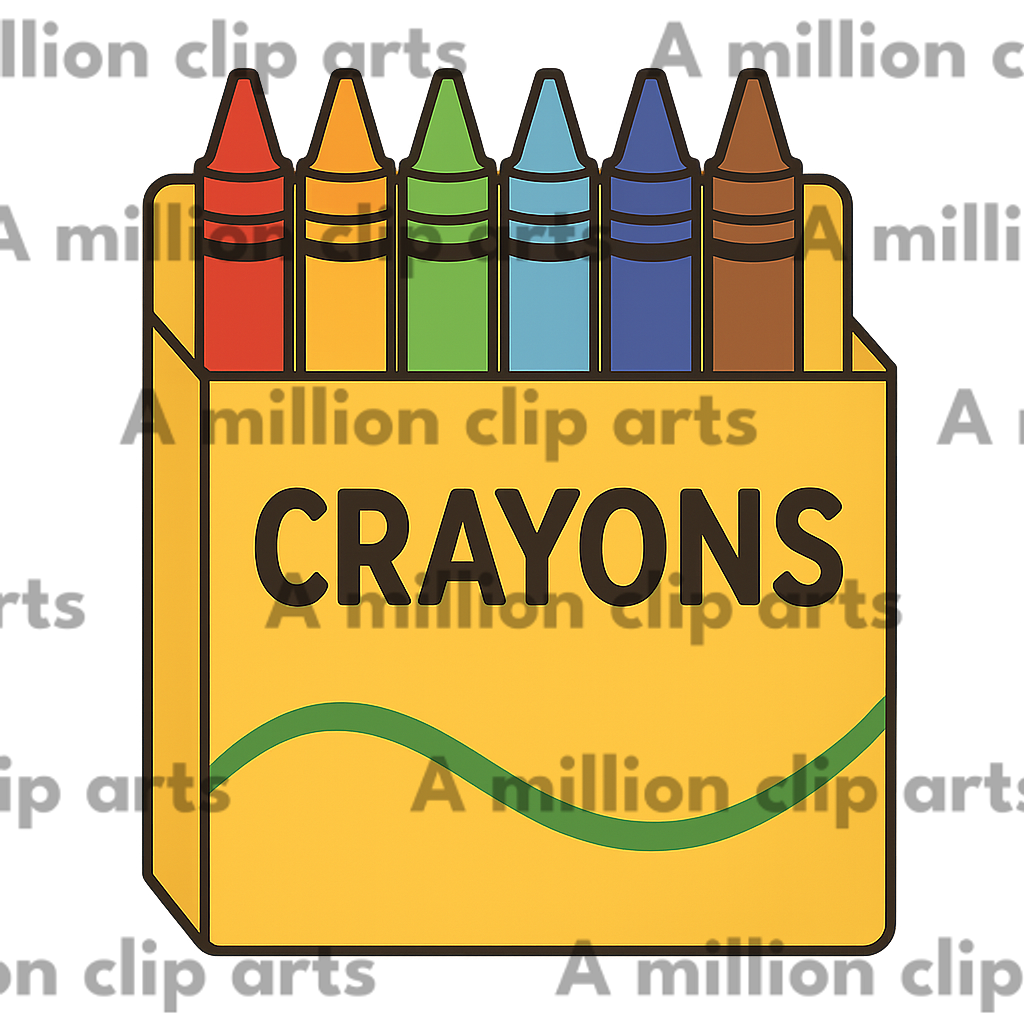 Crayon Box clipart