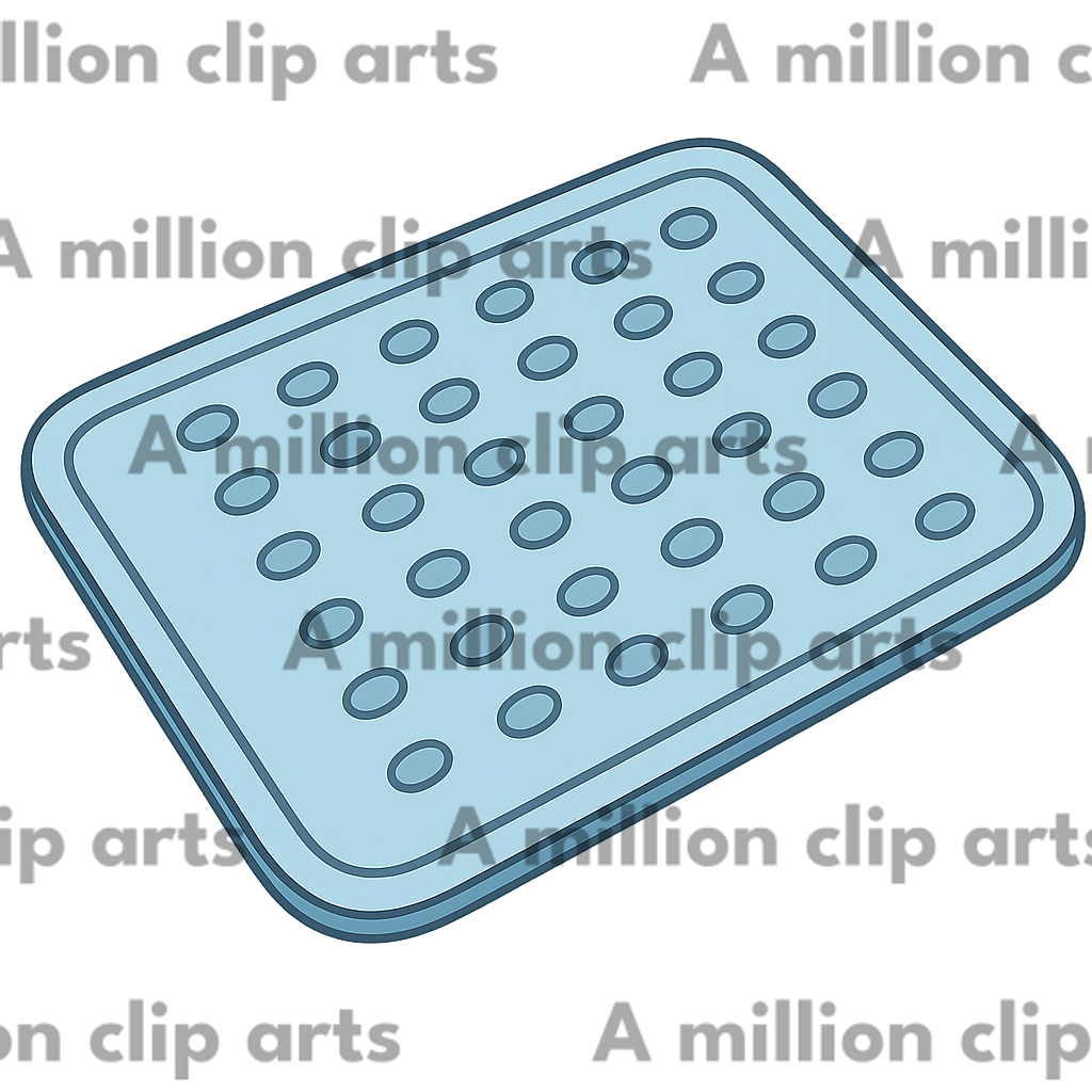 Blue Mat clipart