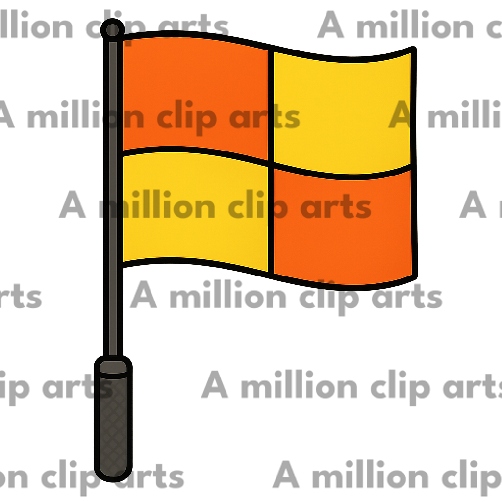 Square Flag clipart