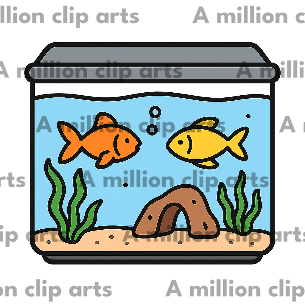 Aquarium Scene clipart