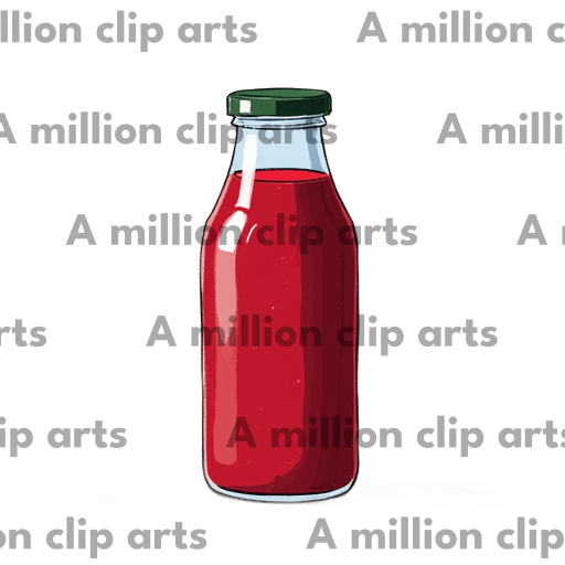 Juice Bottle clipart