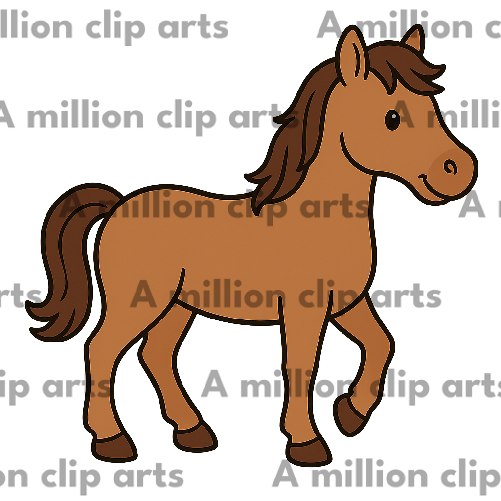 Cartoon Horse clipart