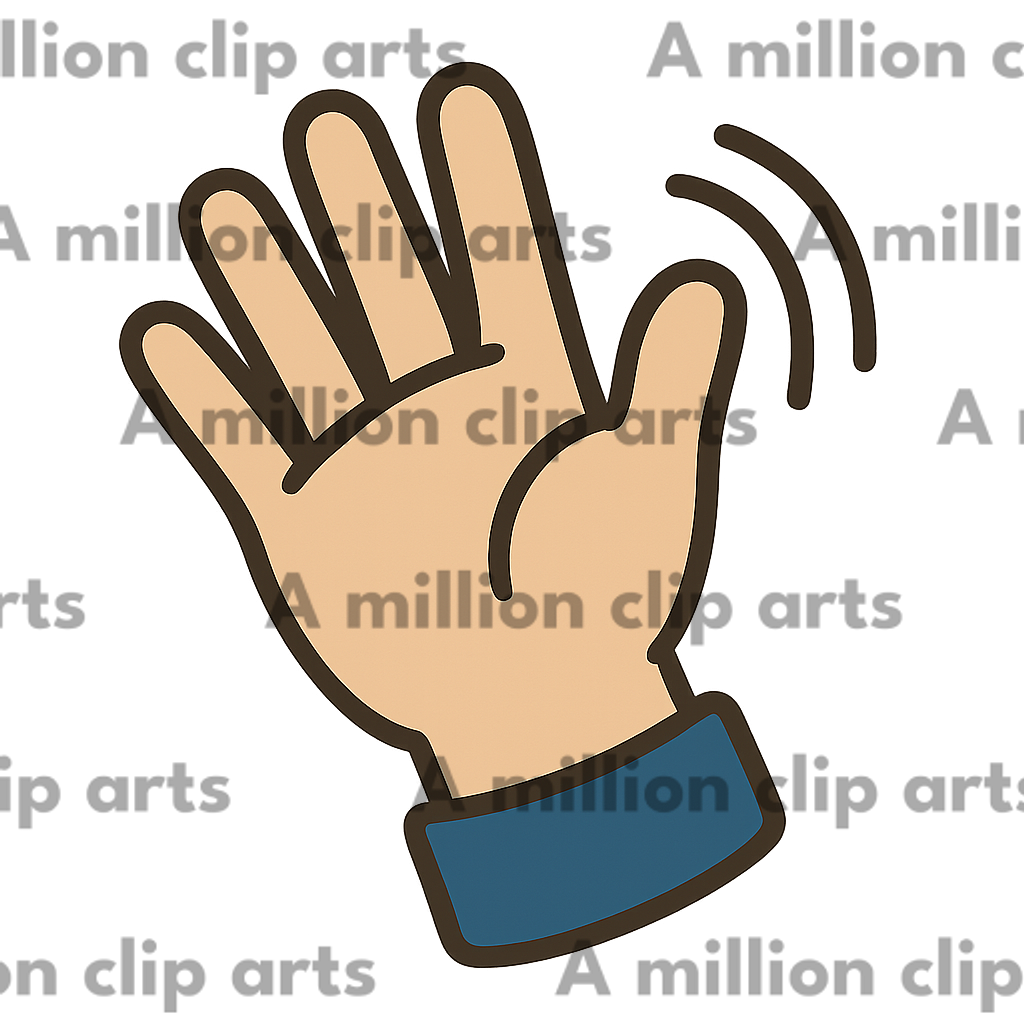 Waving Hand clipart