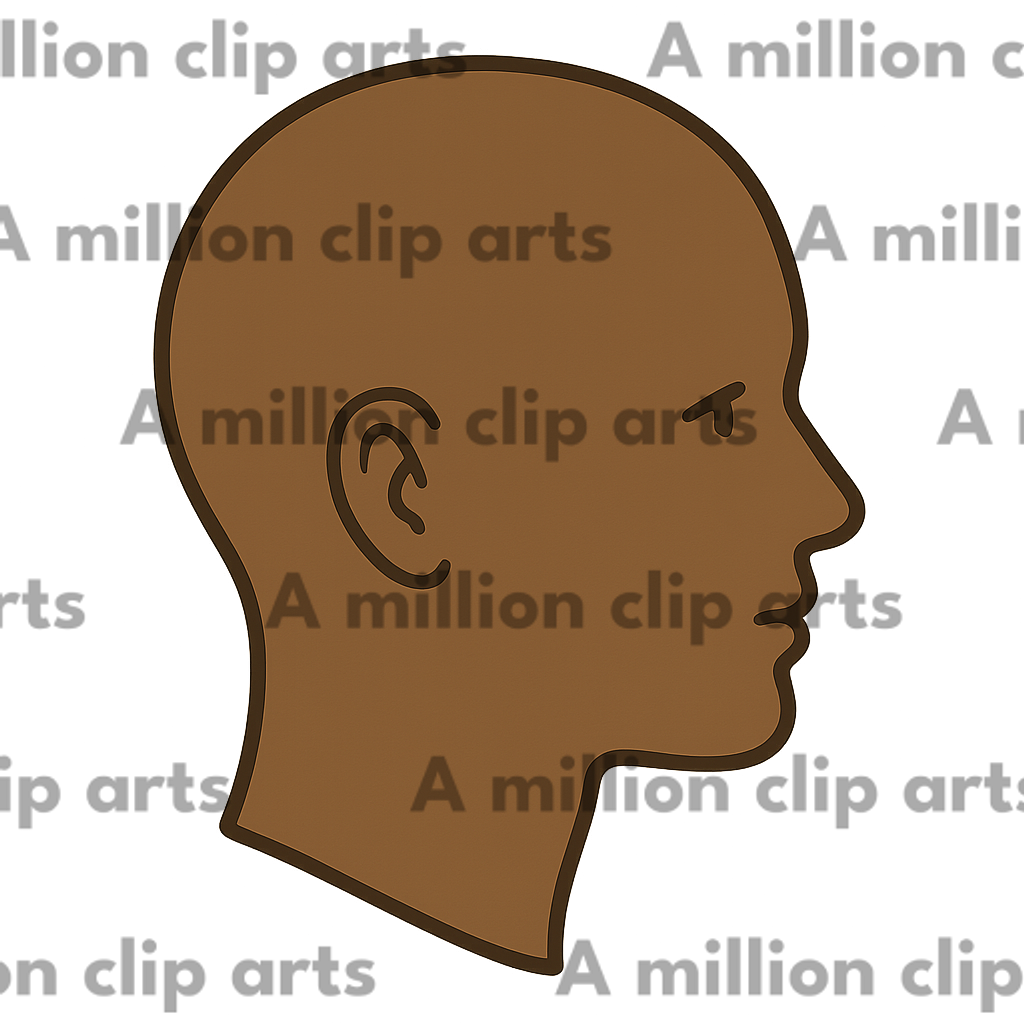 Profile Head clipart