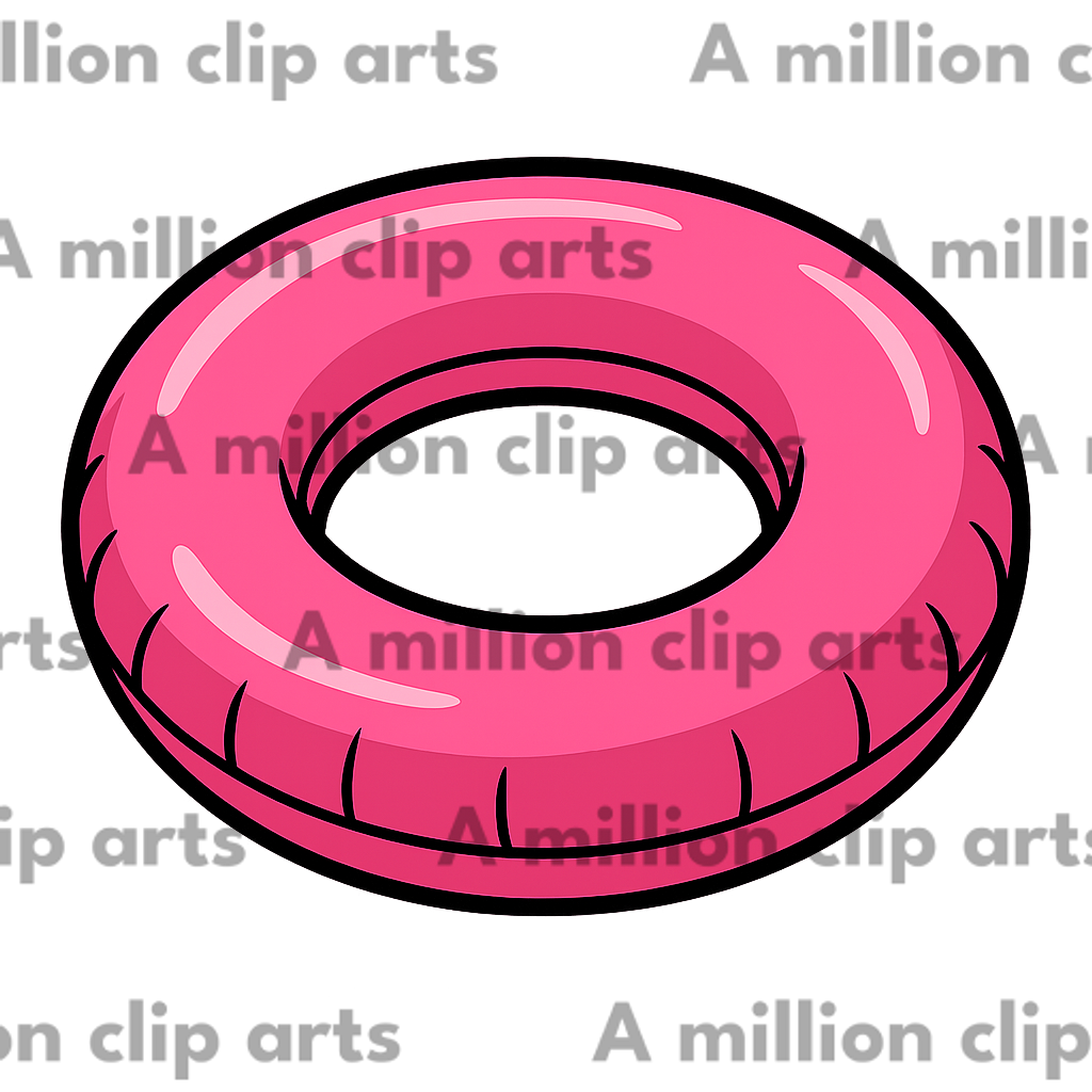 Pink Donut clipart