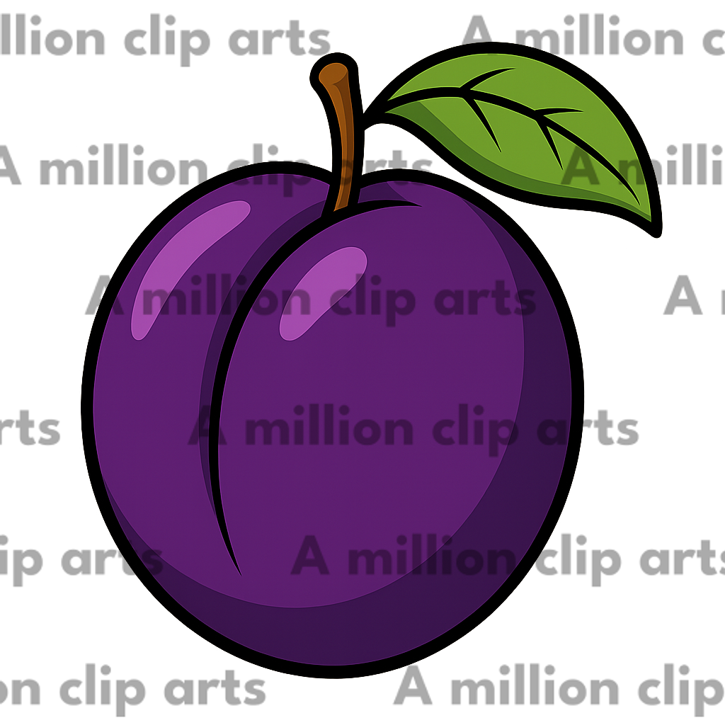 Purple Plum clipart