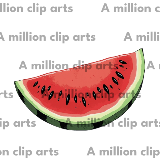 Watermelon Slice clipart