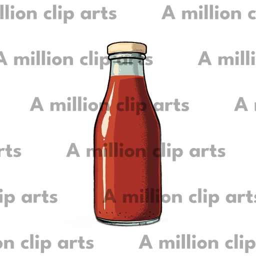 Ketchup Bottle clipart