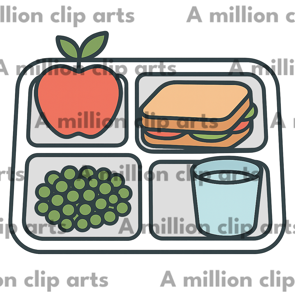 Lunch Tray clipart