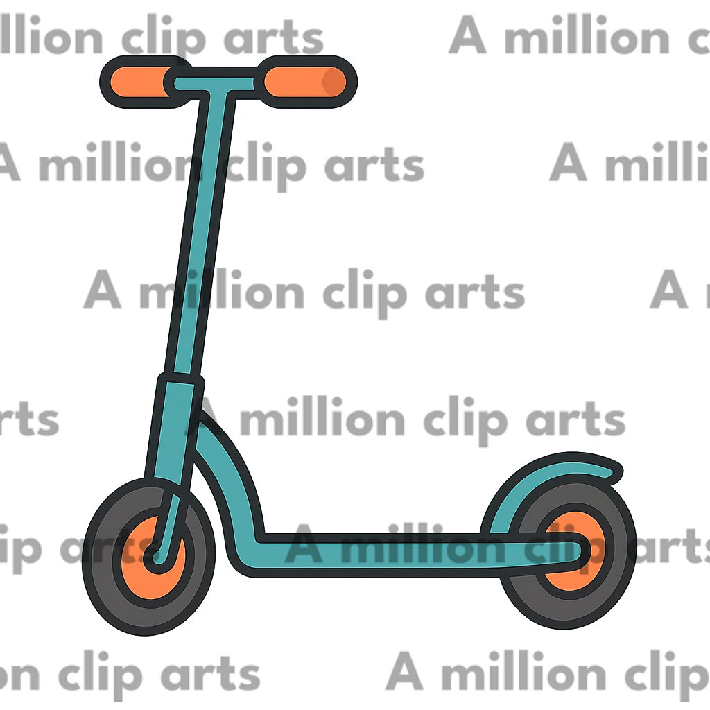 Electric Scooter clipart
