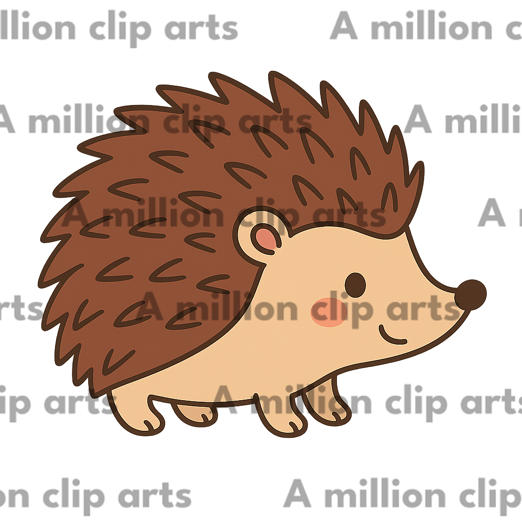 Cartoon Hedgehog clipart