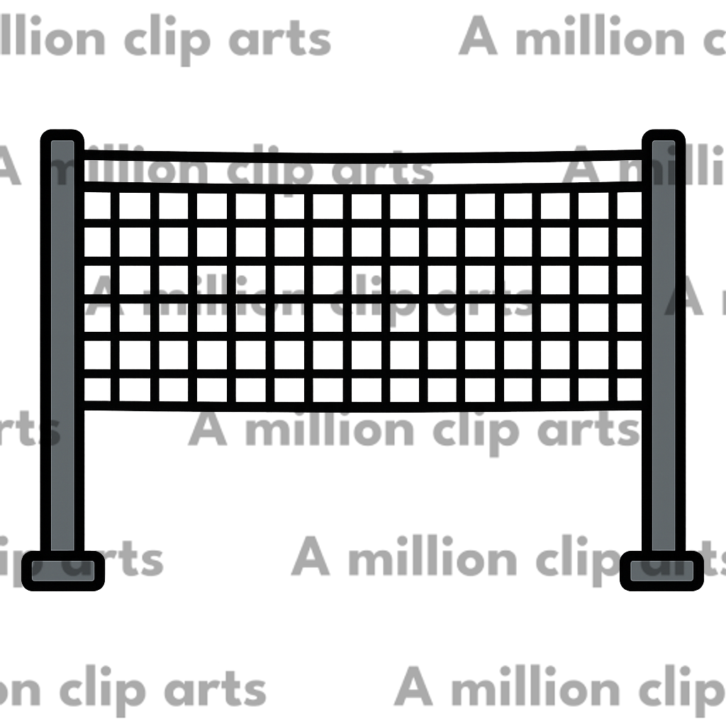 Volleyball Net clipart