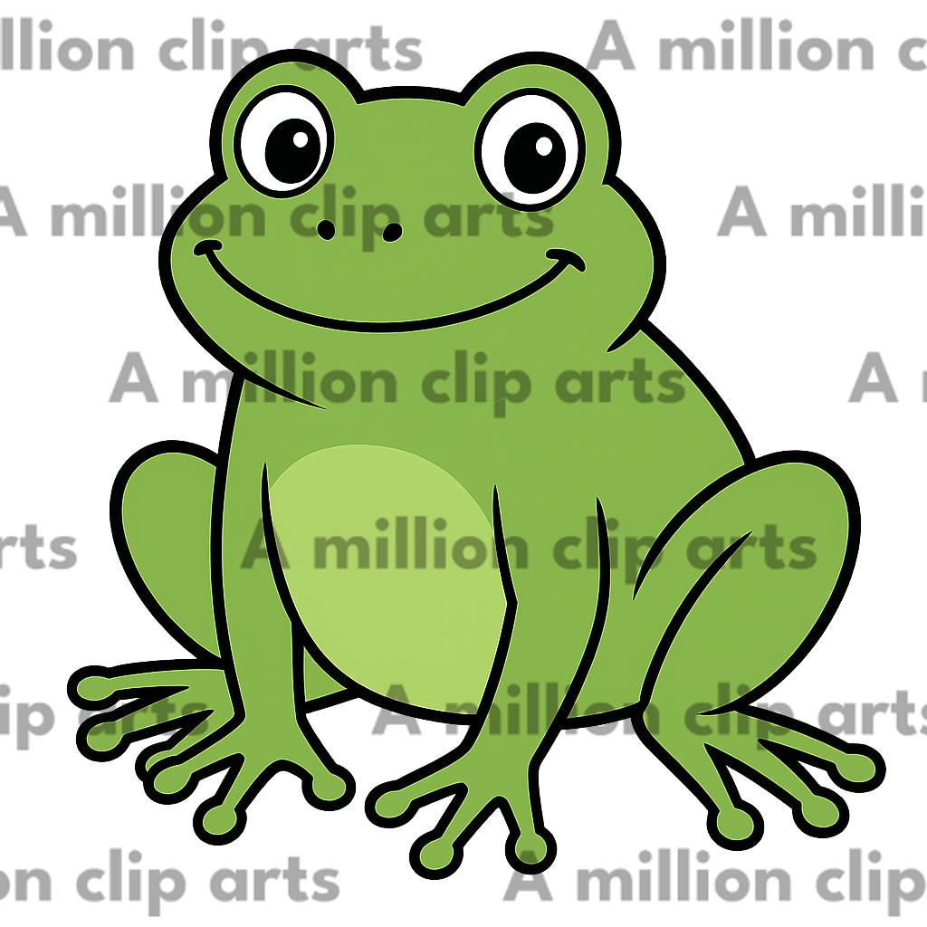 Happy Frog clipart