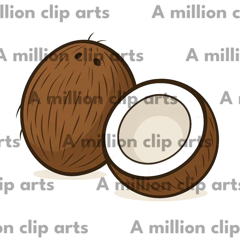 Coconut Illustration clipart