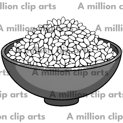 Rice Bowl clipart