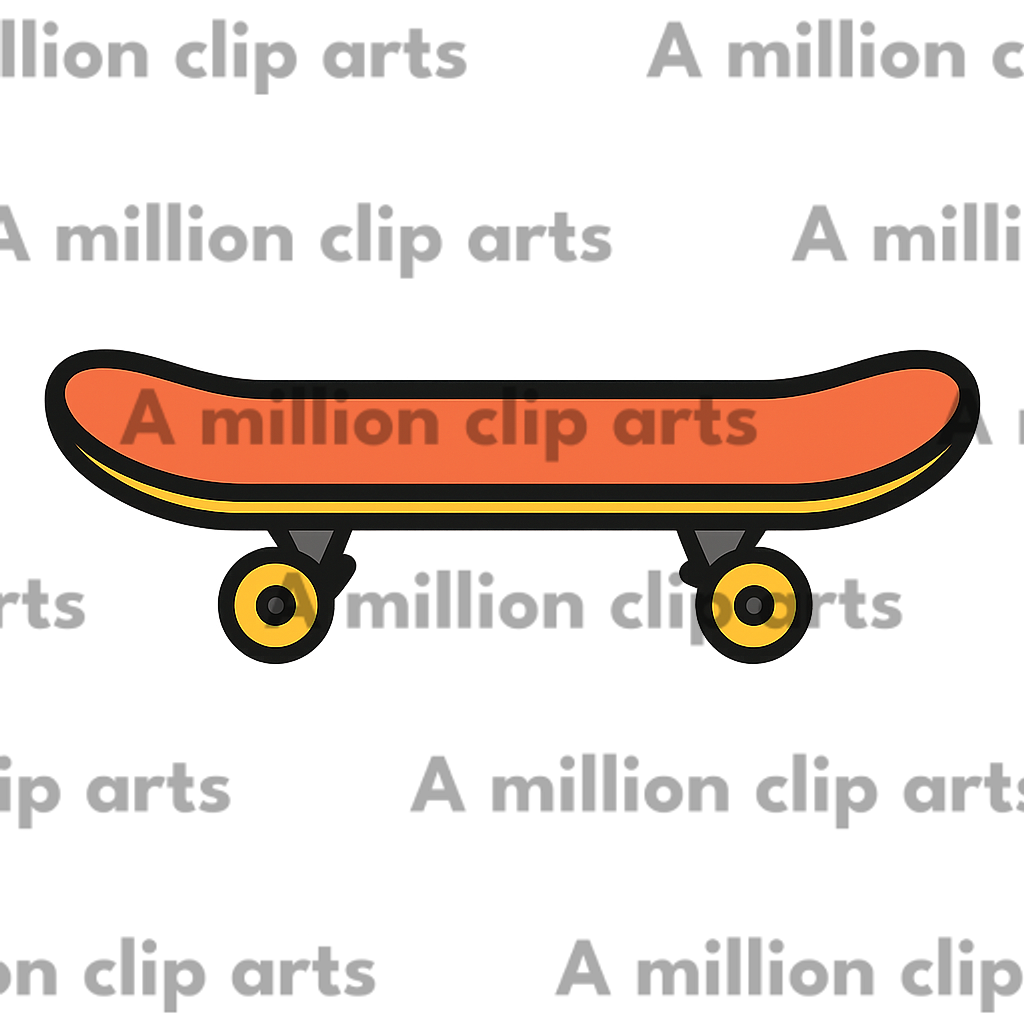 Skateboard Icon clipart