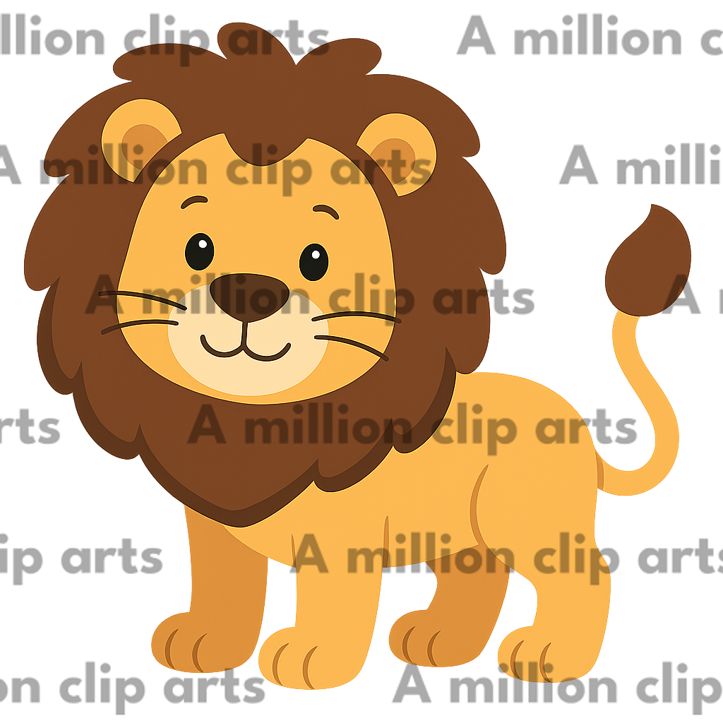 Cartoon Lion clipart