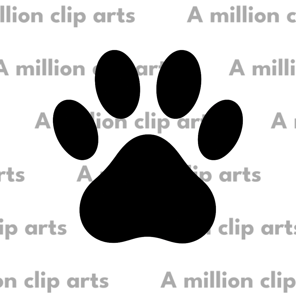 Paw Print clipart