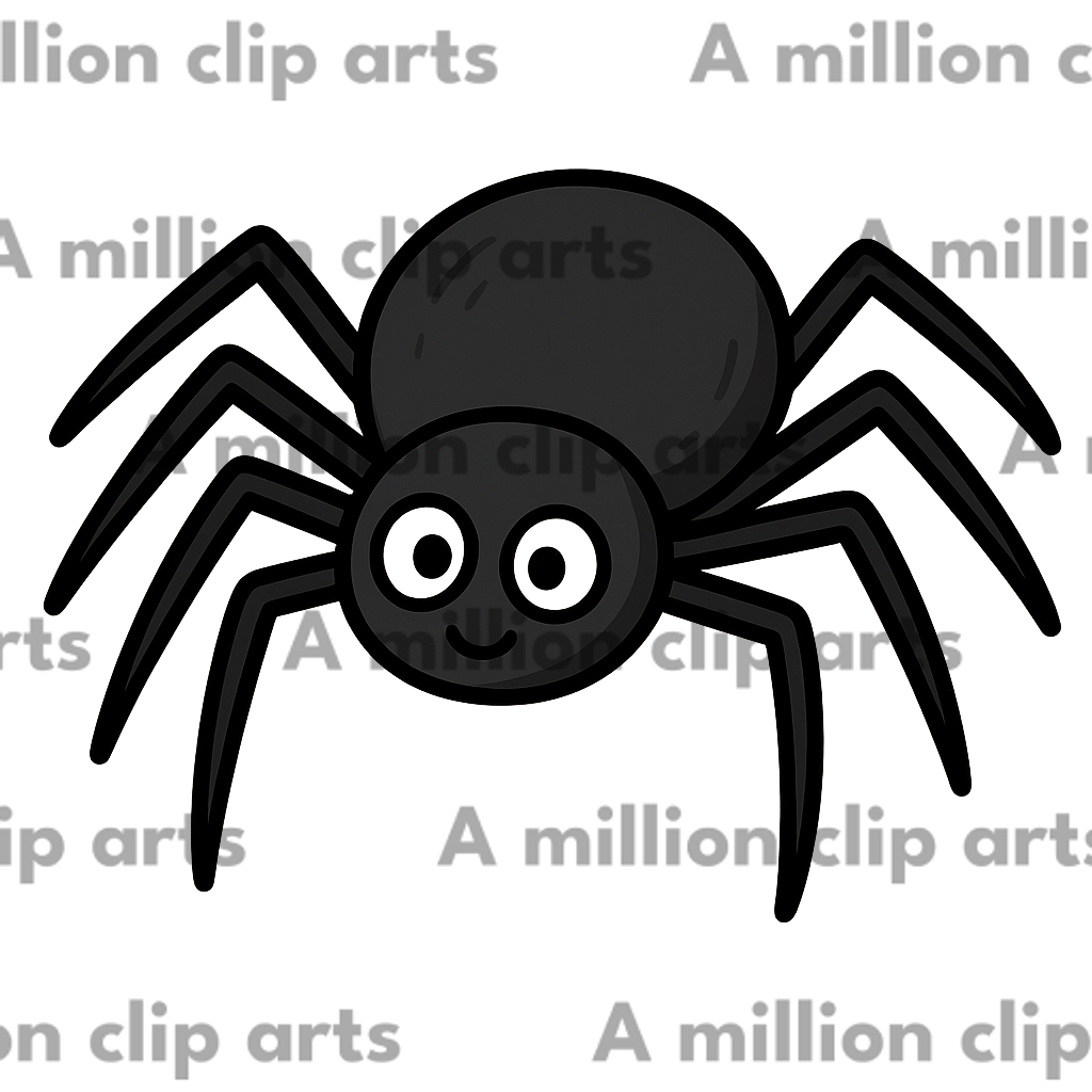 Happy Spider clipart