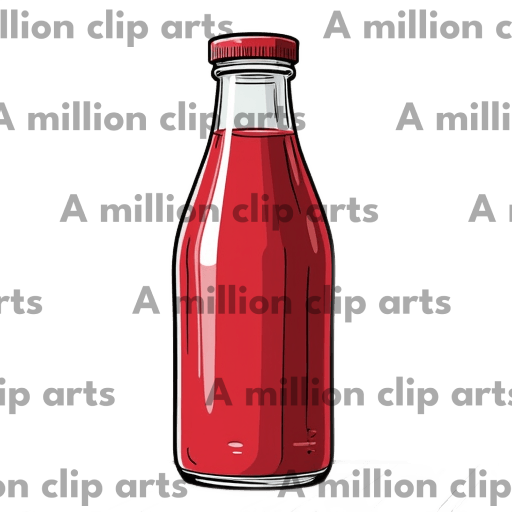 Juice Bottle clipart