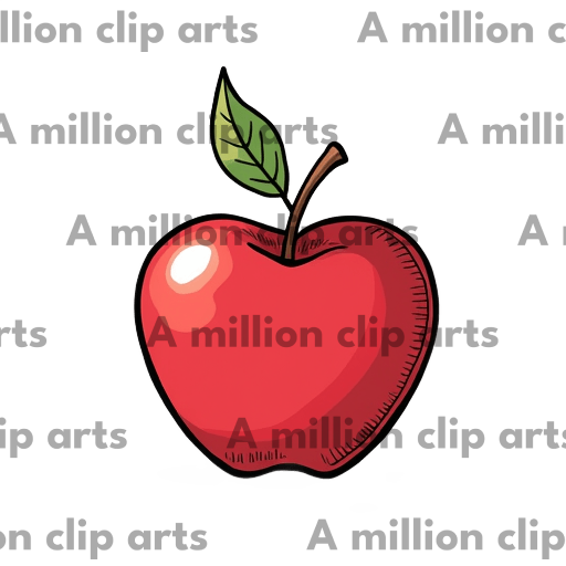 Red Apple clipart