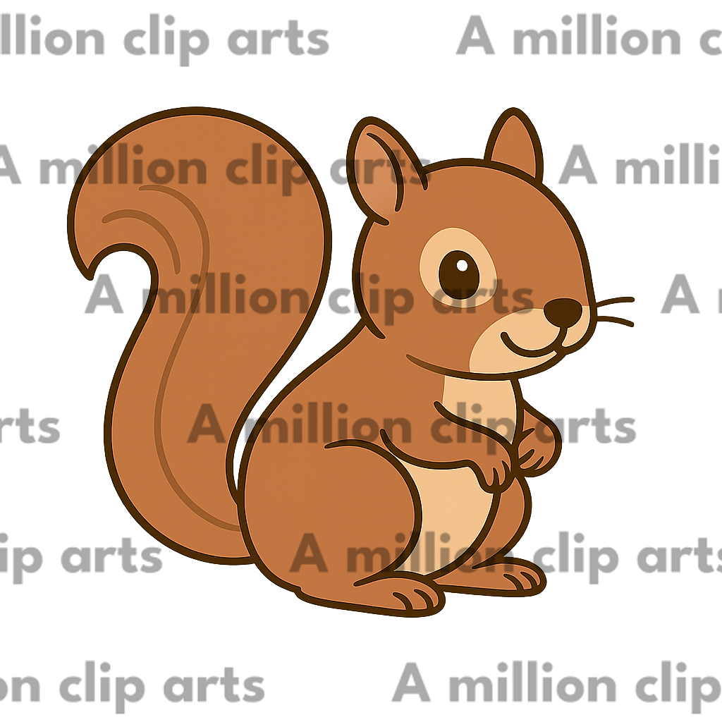 Cartoon Squirrel clipart