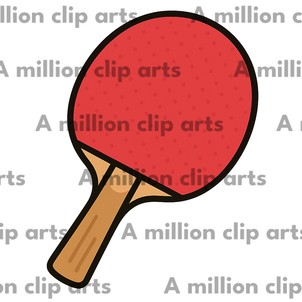 Table Tennis Paddle clipart
