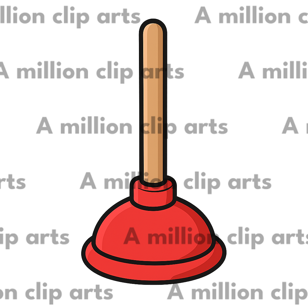 Red Plunger clipart