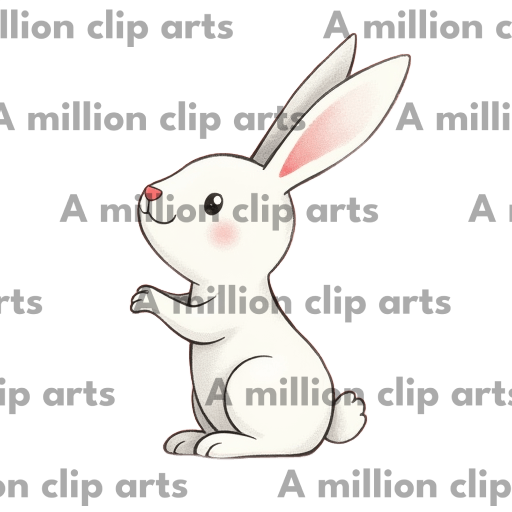 White Rabbit clipart