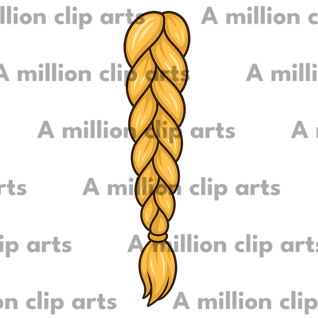 Golden Braid clipart